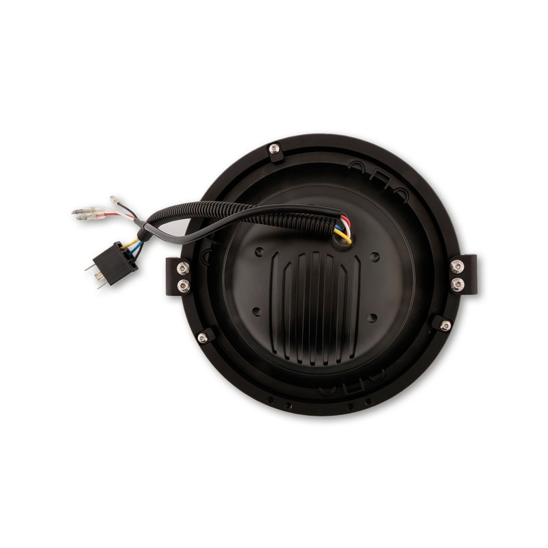 HIGHSIDER pro 7 inch LED headlight FRAME-R1 TYPE 4, black, side mount