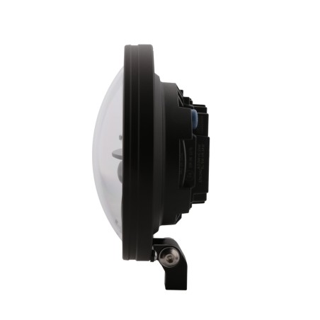 HIGHSIDER pro 7 inch LED headlight FRAME-R1 TYPE 11, black, bottom mount