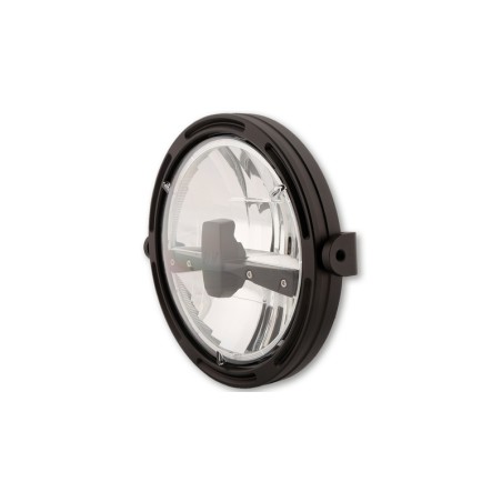 HIGHSIDER pro 7 inch LED headlight FRAME-R1 TYPE 3, black, side mount