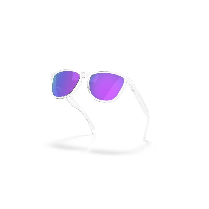 Gafas de Sol OAKLEY Frogskins S Polished Clear - Lentes Prizm Violet