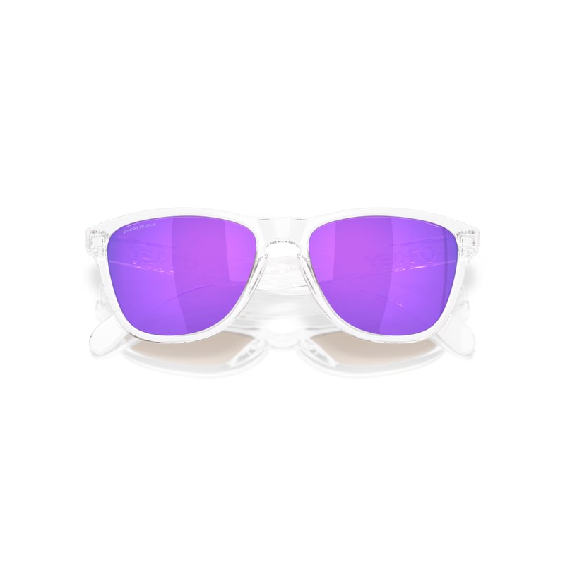Gafas de Sol OAKLEY Frogskins S Polished Clear - Lentes Prizm Violet
