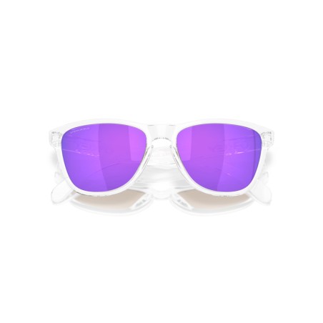 Gafas de Sol OAKLEY Frogskins S Polished Clear - Lentes Prizm Violet