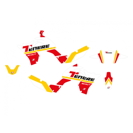 BLACKBIRD Rally Ride Graphic Kit - Red