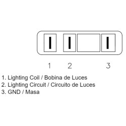 Regulador de corriente DZE Vespa PX / PK / T5 2