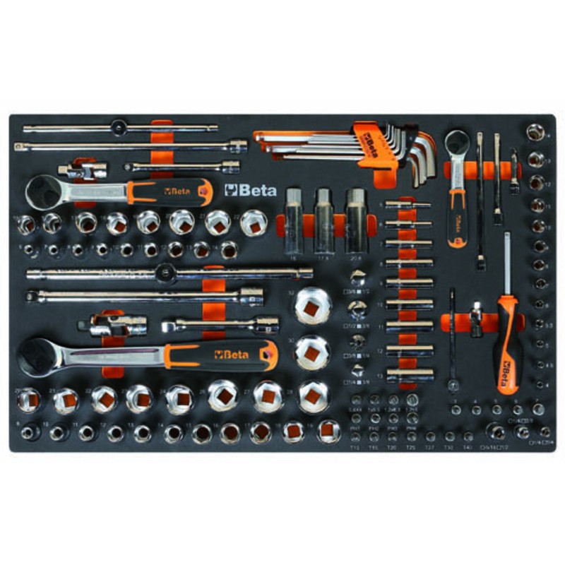 BETA RSC24/8 Mobile Roller Cab 8 Drawers + Assortment of 445 tools