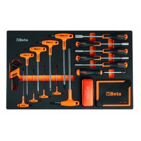 BETA RSC24/8 Mobile Roller Cab 8 Drawers + Assortment of 445 tools