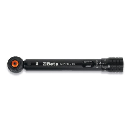 BETA TOOLS Compact Click-Type Torque Wrench - up to 15 Nm