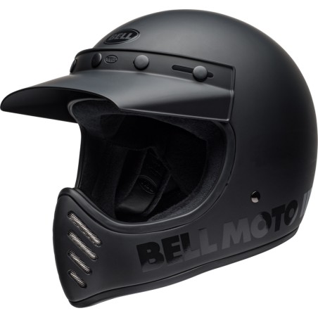 Casco BELL Moto-3 Classic - Blackout Mate/Brillo