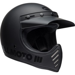 Casco BELL Moto-3 Classic - Blackout Mate/Brillo 2