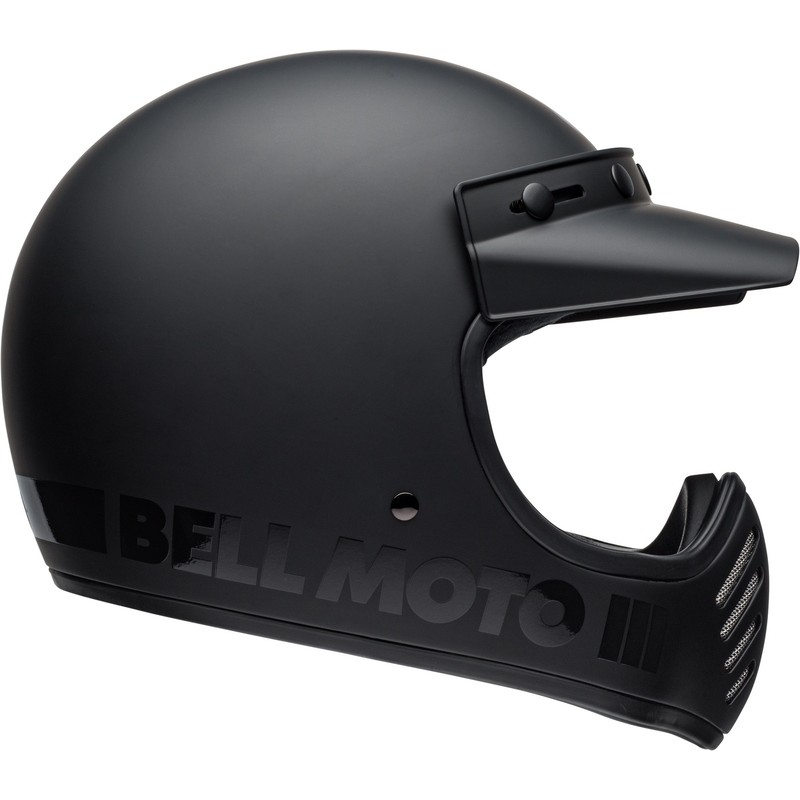 Casco BELL Moto-3 Classic - Blackout Mate/Brillo