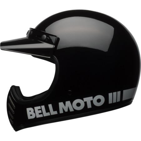 Casco BELL Moto-3 Classic - Negro brillo