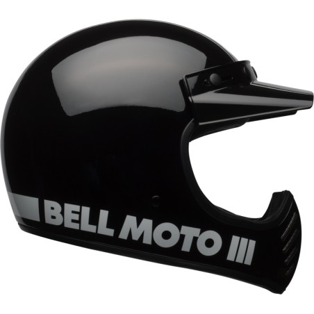 Casco BELL Moto-3 Classic - Negro brillo