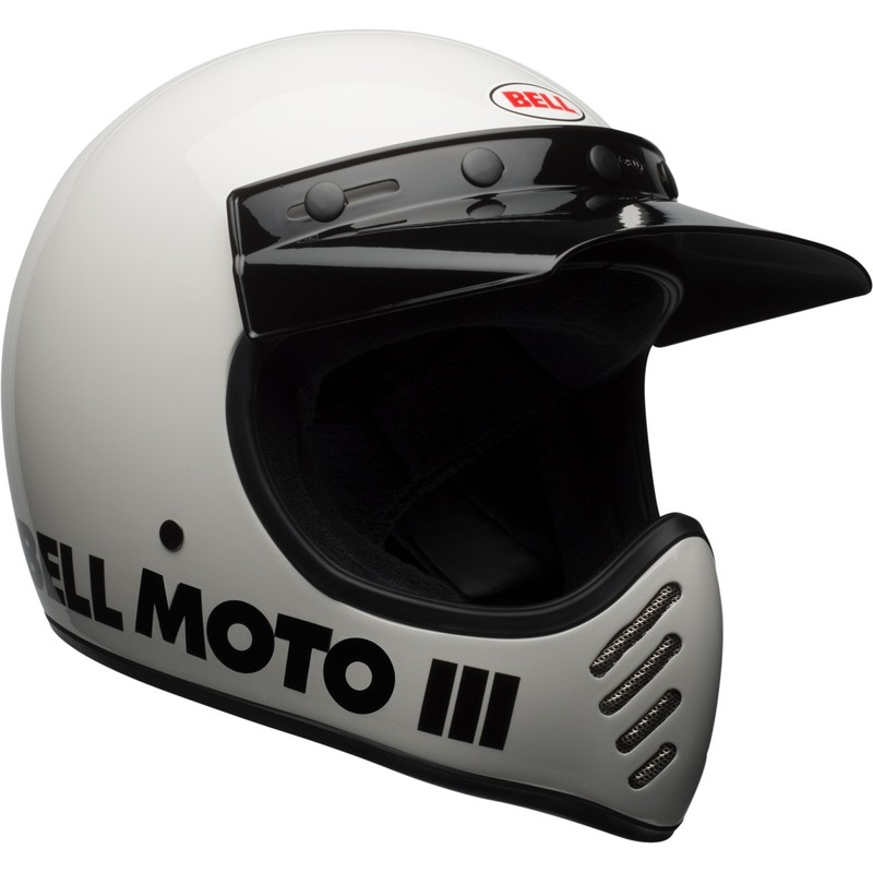 Casco BELL Moto-3 Classic - Blanco brillo