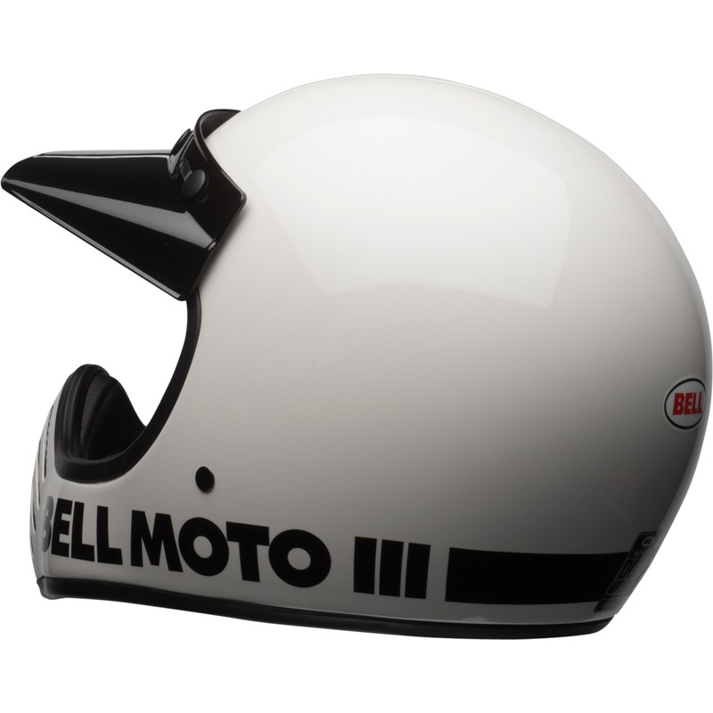 Casco BELL Moto-3 Classic - Blanco brillo
