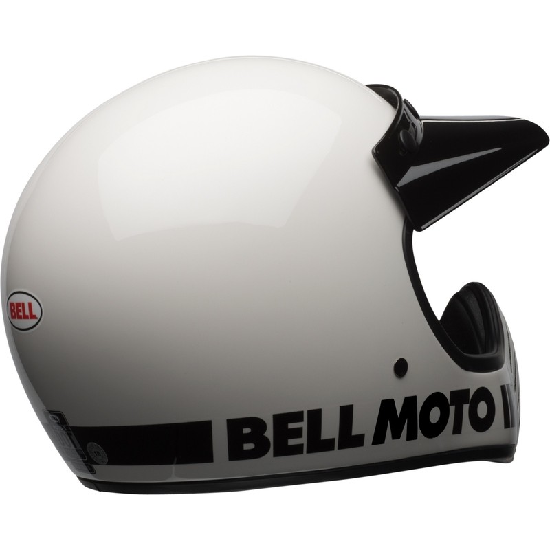 Casco BELL Moto-3 Classic - Blanco brillo