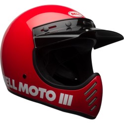 Casco BELL Moto-3 Classic - Rojo brillo 2