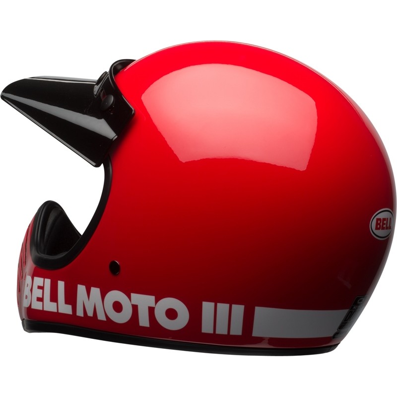 Casco BELL Moto-3 Classic - Rojo brillo