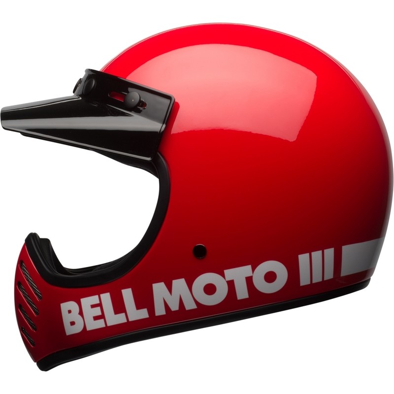 Casco BELL Moto-3 Classic - Rojo brillo