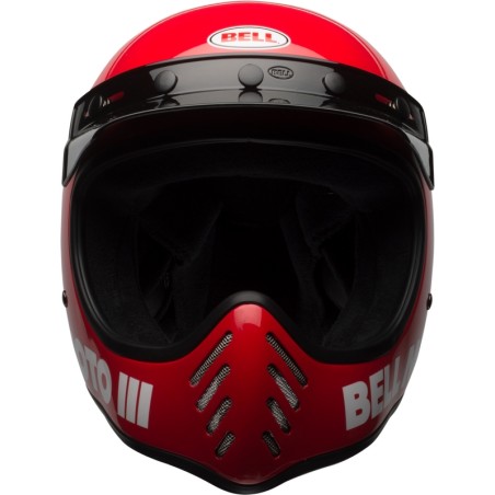 Casco BELL Moto-3 Classic - Rojo brillo