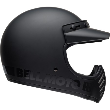 Casco BELL Moto-3 Classic - Blackout Mate/Brillo