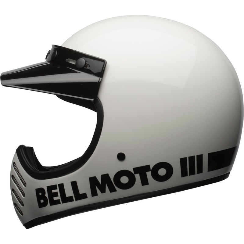 Casco BELL Moto-3 Classic - Blanco brillo