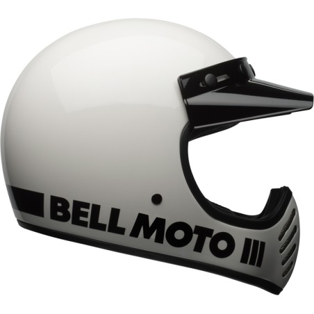 Casco BELL Moto-3 Classic - Blanco brillo