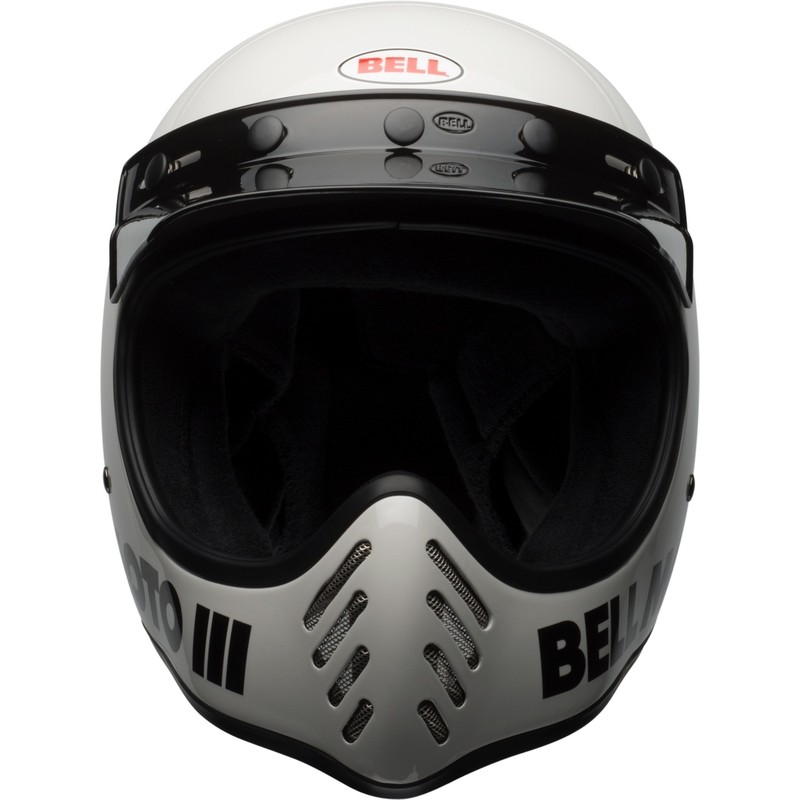 Casco BELL Moto-3 Classic - Blanco brillo