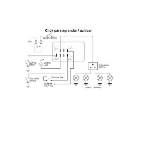 Relé para intermitentes DZE (2+2) X 21W / LED
