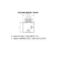 Relé para intermitentes DZE 2 X 10W + 3W 2