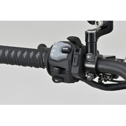 Fuente de alimentación USB tipo C DAYTONA Slim aluminio - manillar Ø22,2/25,4