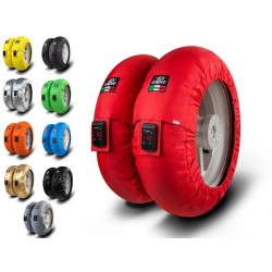 Calentadores CAPIT Suprema Vision Color negro (17'' - Del.120/Tra.200/55)