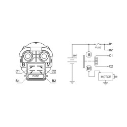 Relé de arranque DZE 2