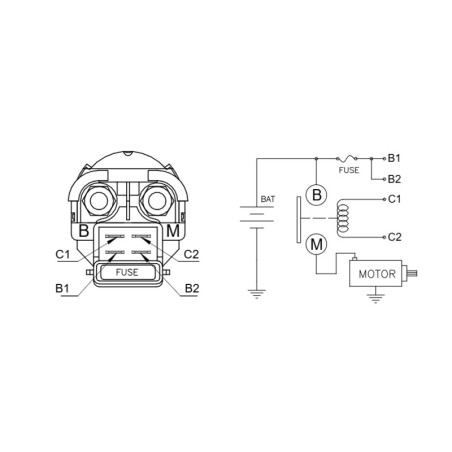 Relé de arranque DZE