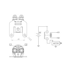 Relé de arranque DZE 2
