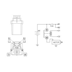 Relé de arranque DZE 2