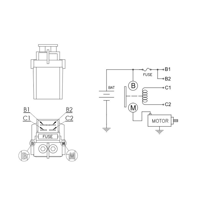 Relé de arranque DZE