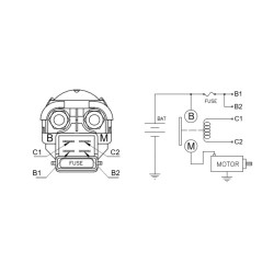 Relé de arranque DZE 2