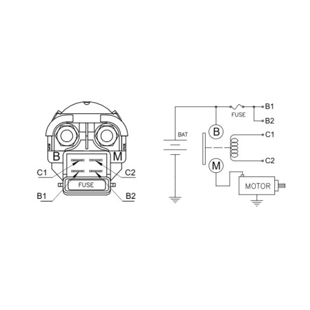Relé de arranque DZE