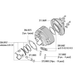 Kit de cilindro completo POLINI 2