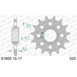 AFAM Steel Noise-Free Front Sprocket 61800 - 525 2