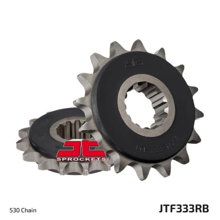 Piñón con goma anti-ruido JT SPROCKETS acero 333 - 530