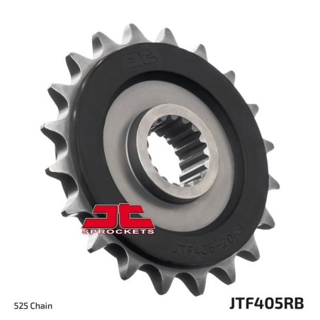 Piñón con goma anti-ruido JT SPROCKETS acero 405 - 525