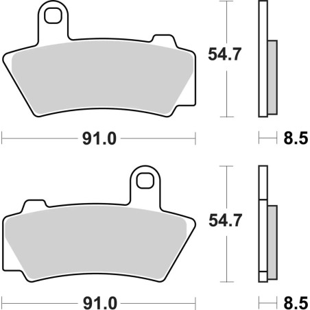 BREMBO Sintered Brake pads - 07BB40SA