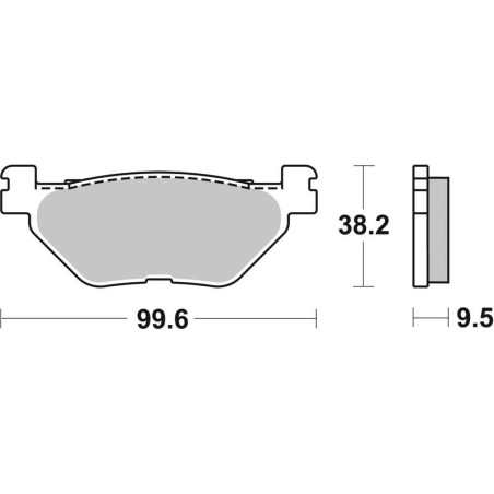 BREMBO Carbon Ceramic Brake Pads - 07YA3908
