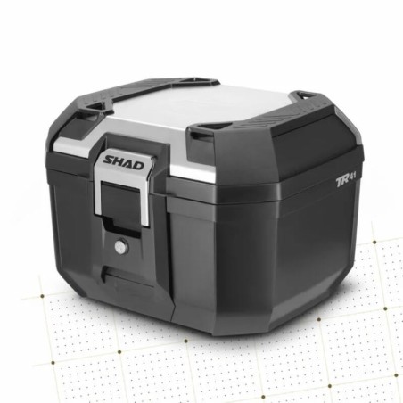 SHAD Top Case Terra 41 Black/Alu Cover