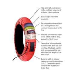 Calentadores CAPIT Suprema Spina Color rojo M / XXL 2