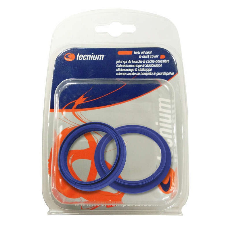 Kit retén + guardapolvos TECNIUM horquilla Blue Label - WP 43x53,2x9,5