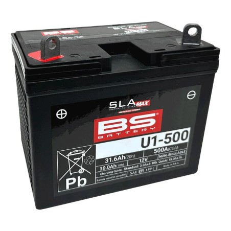 Batería BS BATTERY SLA Max sin mantenimiento activada en fábrica - U1-500 FA 