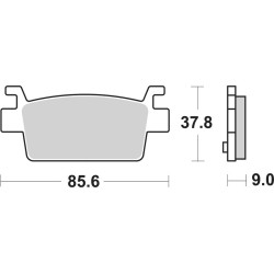 Pastillas de freno de carbono cerámico BREMBO - 07121