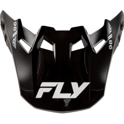 Visera FLY RACING para casco Formula CC Objective - Negro / Blanco